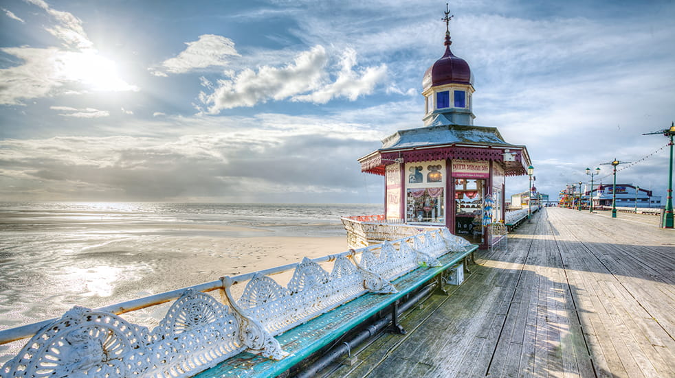 Best British piers: Blackpool North Pier, theatre Sunset Lounge